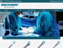 Tablet Screenshot of engravosurgico.com
